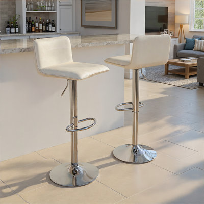 Ashly Adjustable Barstool - Set Of 2