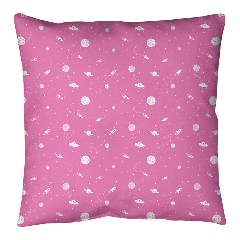 Coussin de sol Katelyn Elizabeth, 28 po x 28 po, Rose