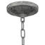 Diamond 6 - Light Candle Style Rectangle Chandelier with Wrought Iron Accents-57976383