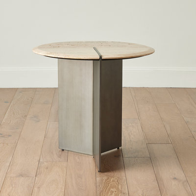 Stone Top End Table