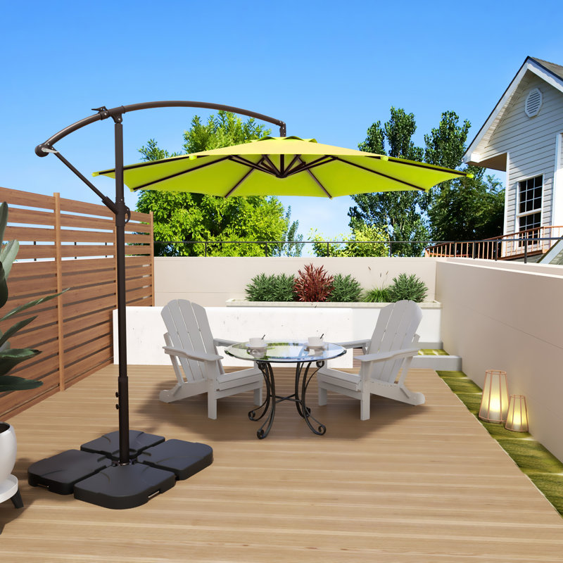 Parasol déporté Hartt de 3 m, Chaux