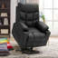 Fauteuil de massage inclinable chauffant en similicuir-1748360973
