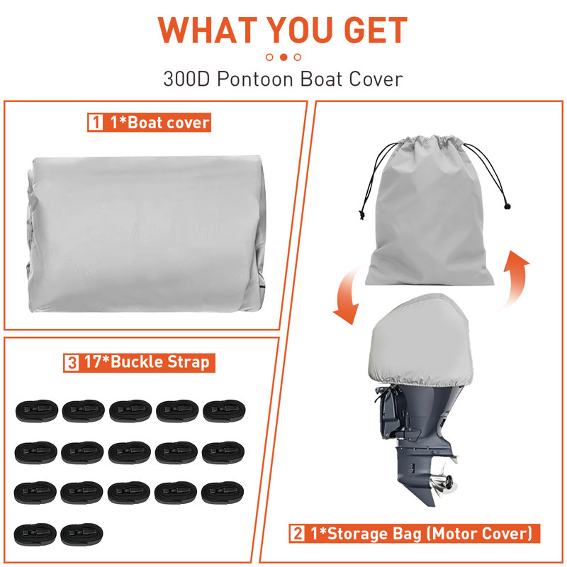 Watercraft Cover By FXSGER, 25 cm H x 259 cm W x 731 cm D
