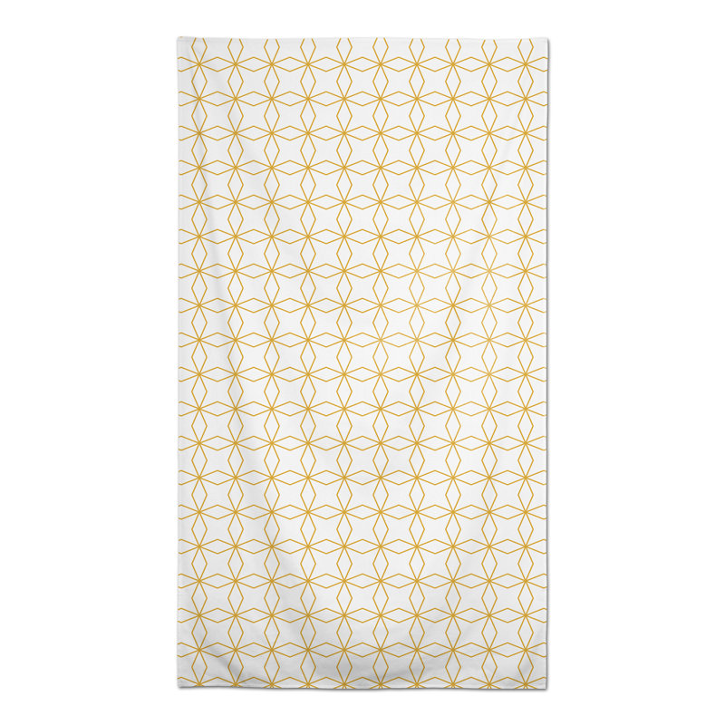 Bannack Geometric Tablecloth, Yellow