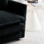 5 modulaires avec repose-pieds réversible, style en U, chenille, canapé modulaire moderne noir, 2 repose-pieds, 5, salon en chenille