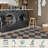 Vilena Herringbone Pattern Washable Area Rug - Chic Textured Design for Living Room, Bedroom, or Entryway Decor