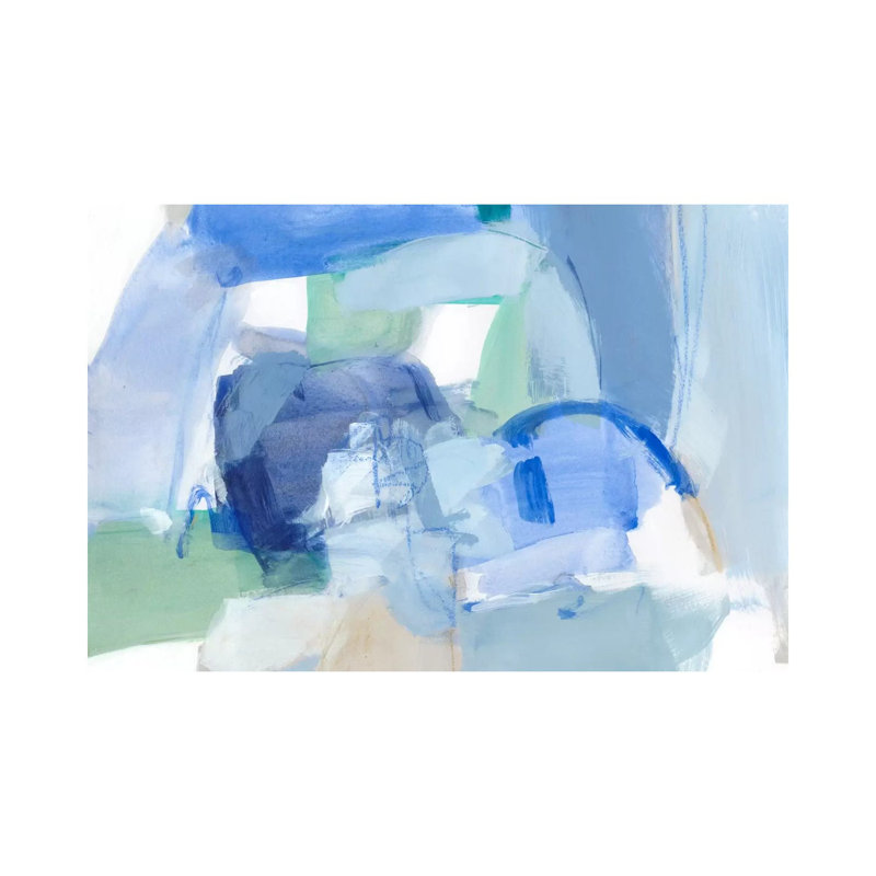 Blue Formation II by Christina Long - Wrapped Canvas Panoramic Gallery-Wrapped Canvas Giclée, 20.32 cm H x 30.48 cm W