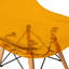 Chaise de salle à manger Dubuque avec base Eiffel en métal et pieds en bois de hêtre-111988735-128769422