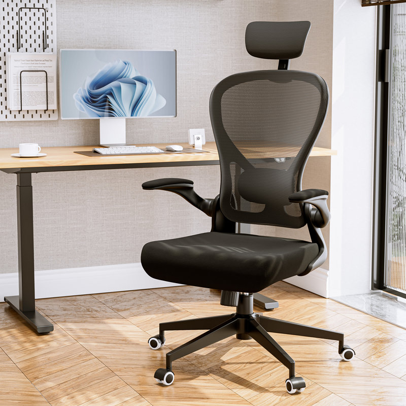 Chaise de dessinateur ergonomique, Noir