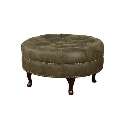 78cm Wide Tufted Round Cocktail Ottoman
