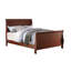 Modern Bed Sleigh Design HB FB Plywood 1pc Bedframe