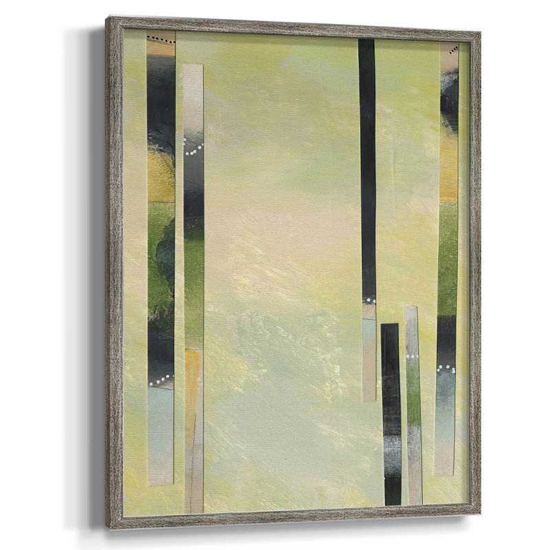 «Neutral Assemblage IV», reproduction encadrée - bois massif, H 30 po x l 24 po