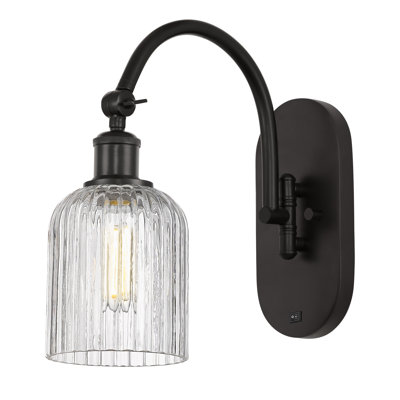 Fiennes Steel Armed Sconce