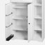 Range-chaussures avec porte à 2 volets, rangement pour chaussures étroit d'entrée avec tablette de rangement réglable et tiroir supérieur, armoire à chaussures moderne et mince