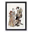 Ochiyo and Hanbei by Katsukawa Shunsho - Framed Print-55576925-55576927