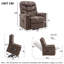 83cm Wide Lift Assist Standard Recliner