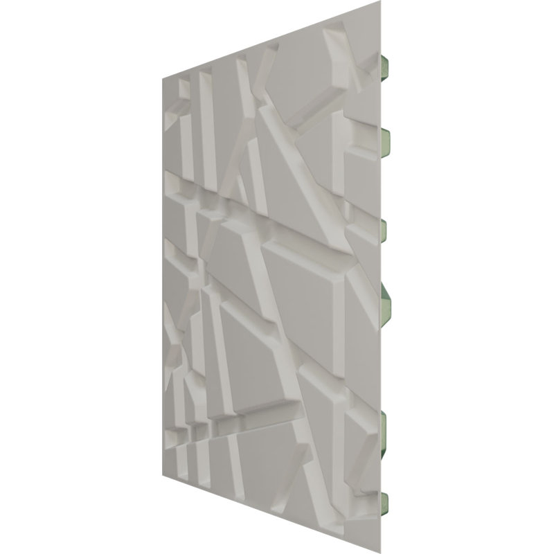 Panneau mural décoratif Evergreen EnduraWall 3D, Brume de mer métallique nacrée universelle