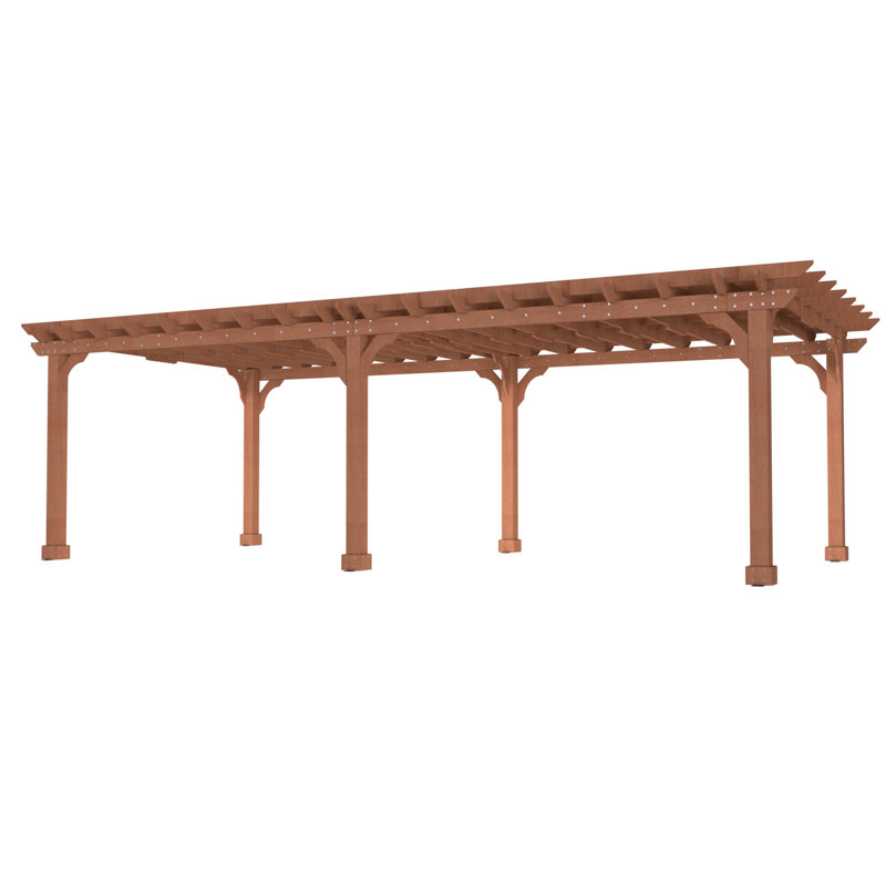 12 Ft. X 24 Ft. Solid Wood Pergola