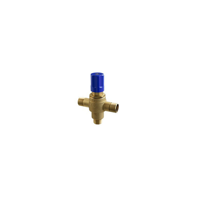 Valve de mélange thermostatique 1/2 "- Prises simples