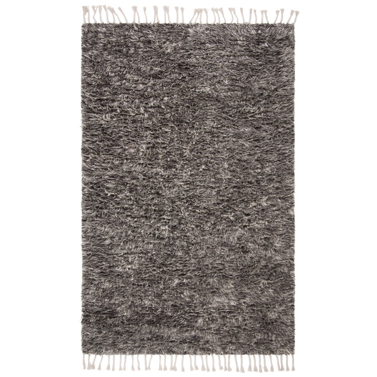 Aitkin Hand Woven Wool Solid Color Rug