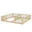 Lit double simple avec barrière de sécurité et rails de protection-94101895