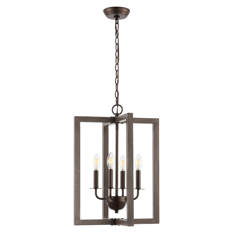 Vincie 4 - Light Bronze Lantern Pendant
