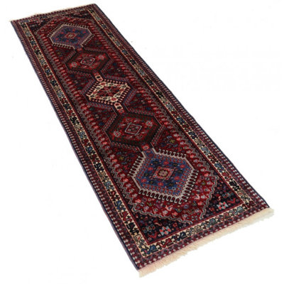 Fine Hand knotted Persian Yalameh runner 2' x 6'4"