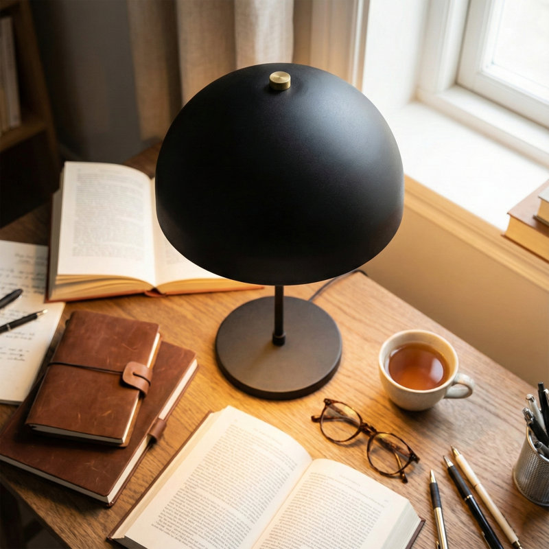 Galen Metal Dome Table Lamp