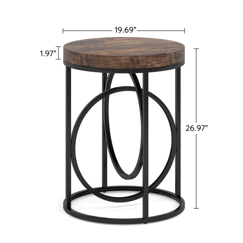 Kashten Round End Table