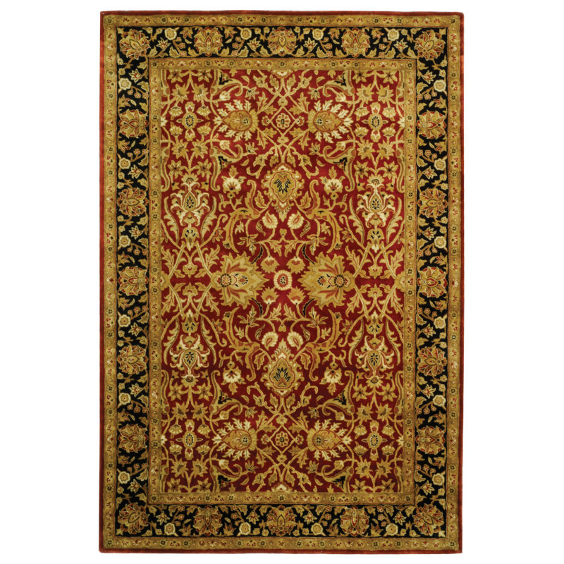 Evie New Zealand Wool Oriental Rug, Rectangle 6' x 9'