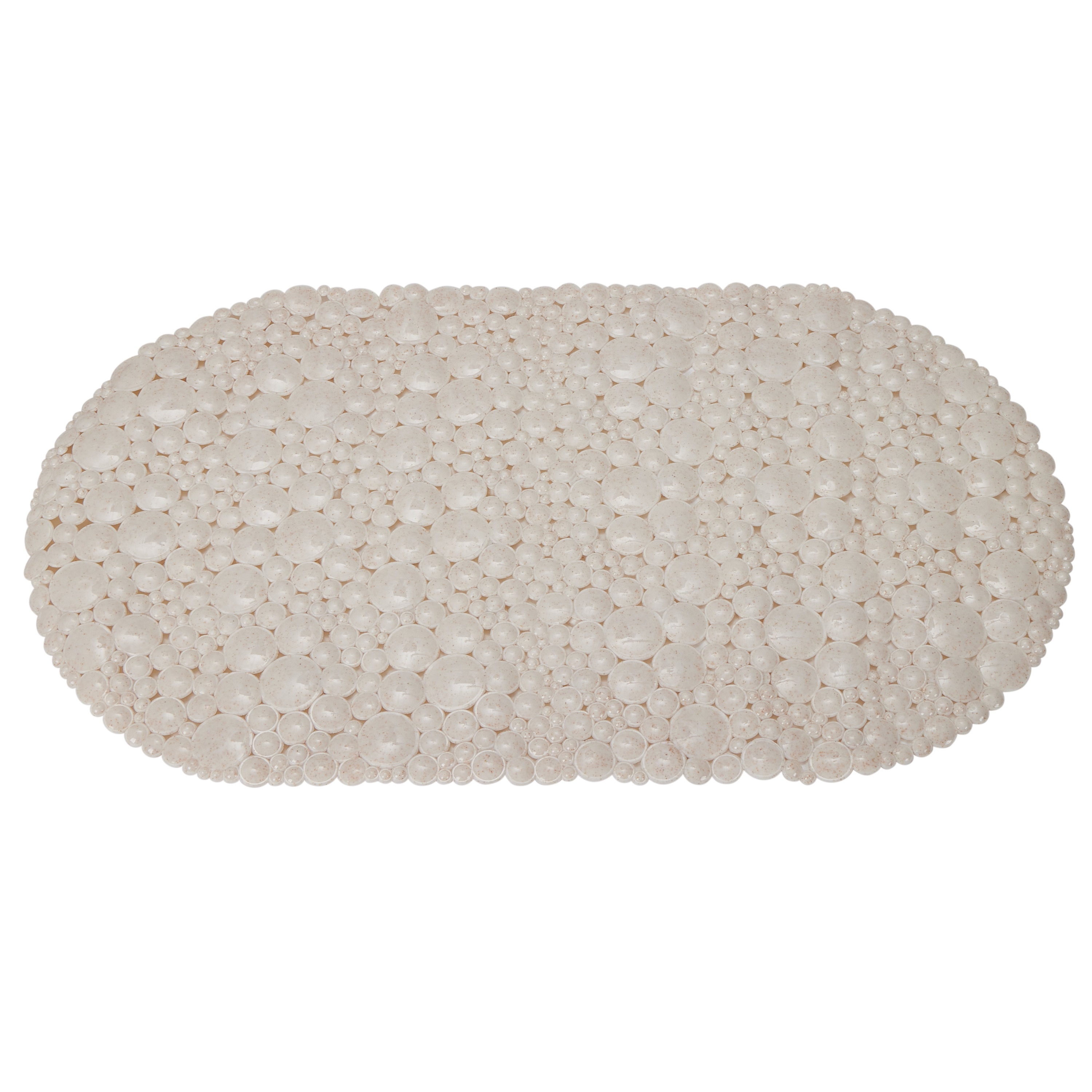 Symple Stuff NonSlip Natural Plant Based Fibers Bath Mat in Ivory