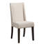 Chaise d'appoint rembourrée (ensemble de 2)