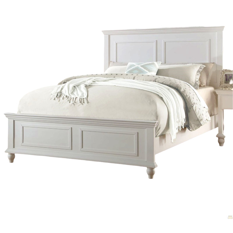 Lit de grand lit avec panneau de lit à contreplaqué 1pc