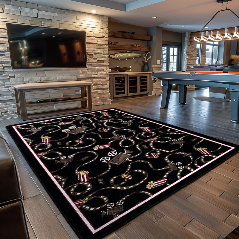 Movie Night, Rectangle 7'8"x10'9"