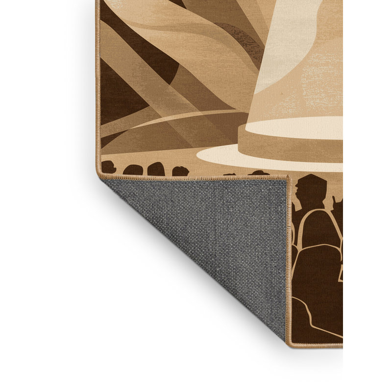 Tapis moelleux et moelleux moderne et contemporain en tête d'affiche Tenafly, 7 x 9