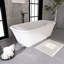 Baignoire de trempage autoportante en acrylique 67 po