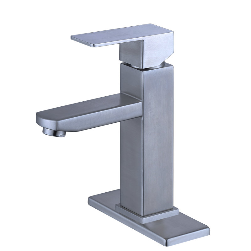 IBenso Single-handle Bathroom Faucet, Brushed Nickel