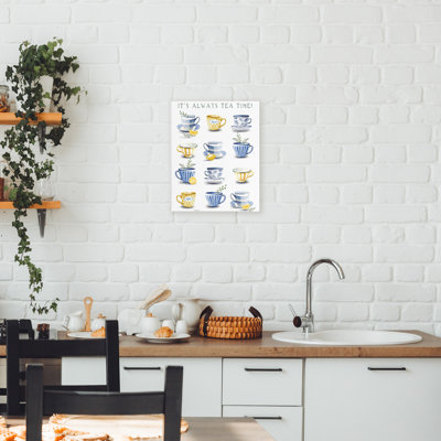 It's Always Tea Time Canvas, design by Elizabeth Tyndall