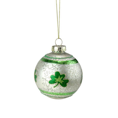 Ornement de Noël irlandais 3 "Shamrock