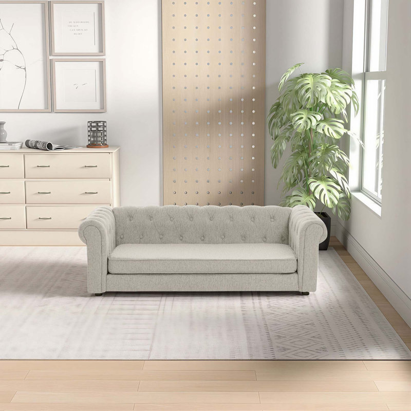 Canapé Chesterfield, Beige