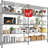 Marlia Steel Height -Adjustable Storage Rack Heavy Duty Shelving Unit-565694246-541543625