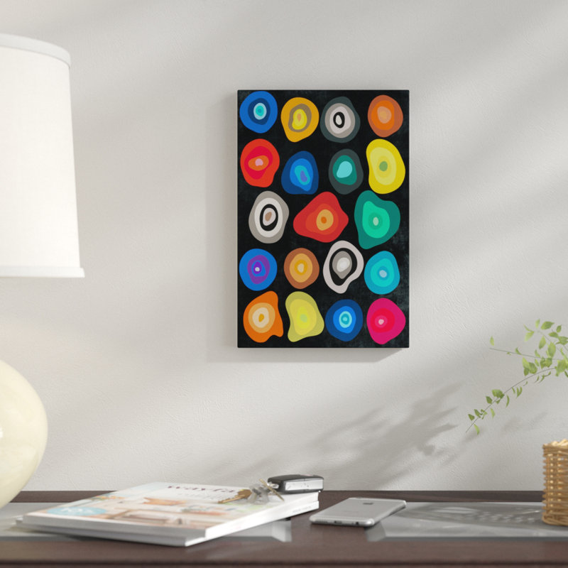 « cells », impression sur toile, H 12 po x l 8 po x P 0,75 po, Toile tendue, Pas de tapis