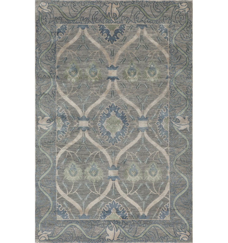 Savannah Hand Woven Silk and Wool Oriental Area Rug, Runner 3' x 12'