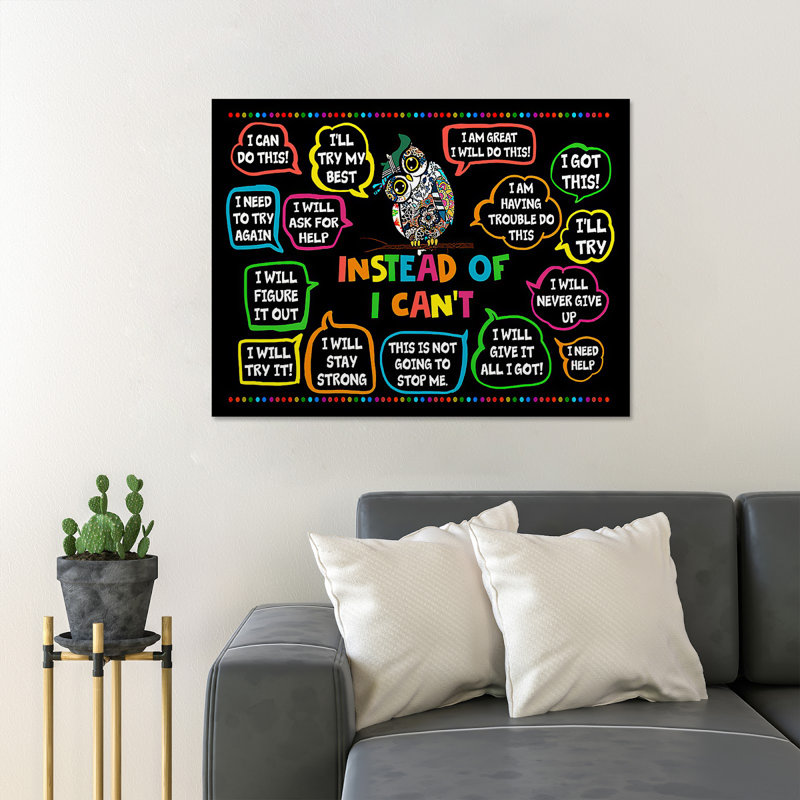 «Value N'applique pas», impression sur toile tendue, H 24 po x l 36 po x P 2 po