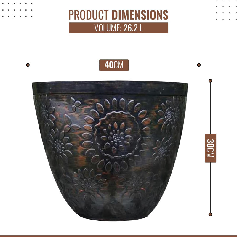 Pot Planter, Black