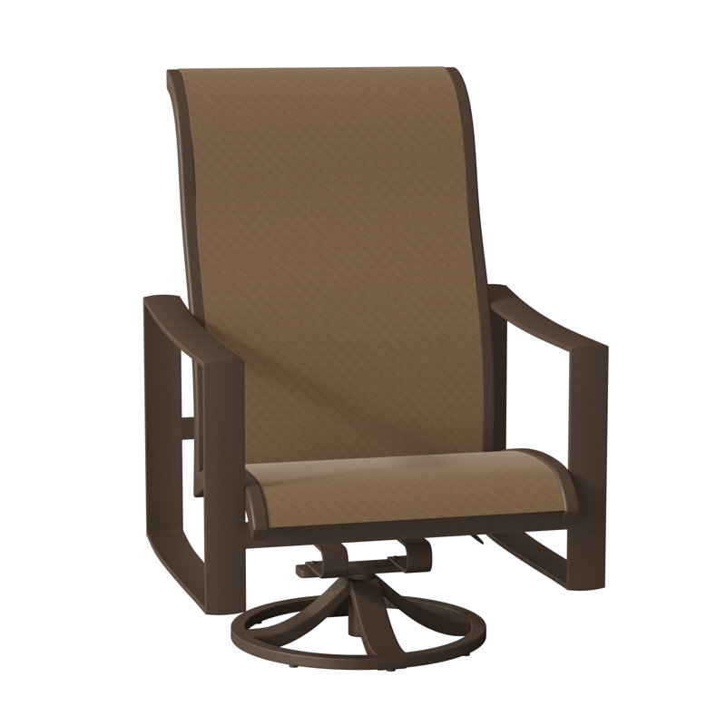 Kenzo Premium All-Weather Wicker Outdoor Dining Armchair with Cushion, Gold Coast, Greco