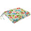 Coussin de siège d'extérieur avec attaches 19 po x 17 po (ensemble de 2)