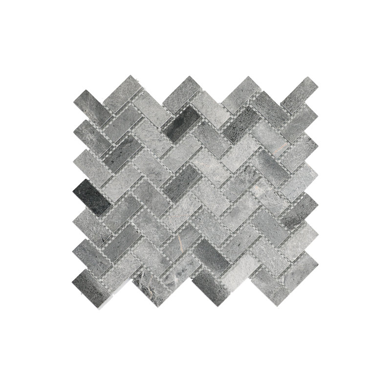 Carrelage mosaïque en pierre naturelle à chevrons Itona Tile (ensemble de 10) (8,10 pieds carrés par carton)