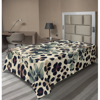 Polyester Animal Print Flat Sheet