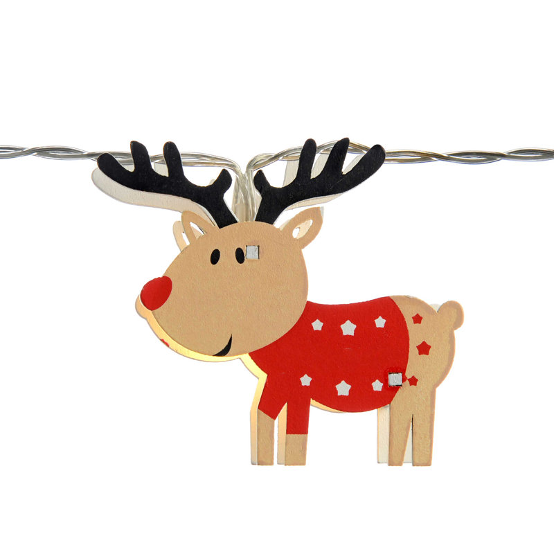 3.2cm LED Battery Powered 11 - Bulb Novelty String Light